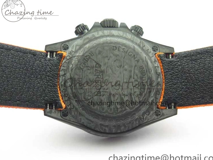 MiroTime 0321 Daytona DIW Carbon Noob 1:1 Best Edition Black Orange Dial on Orange Nylon Strap SA TopPick 2586
